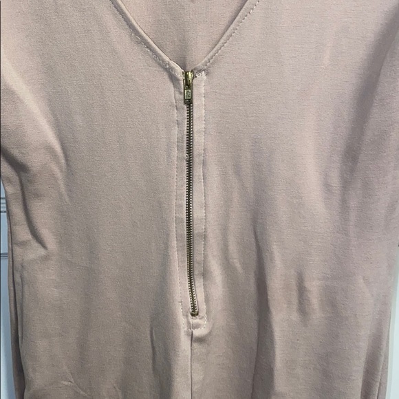 Lulu’s Large Tan Short Sleeve Open Back Maxi Dress - Picture 4 of 9